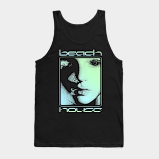 Beach House - Modern Graphic Fanmade Tank Top